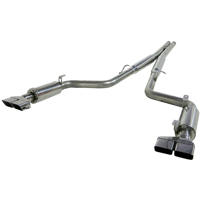 MBRP S7102409 Cat Back Exhaust System Dual Split Rear T409 Stainless Steel Race Version For 08-14 Dodge Challenger SRT8 MBRP - Truck Part Superstore