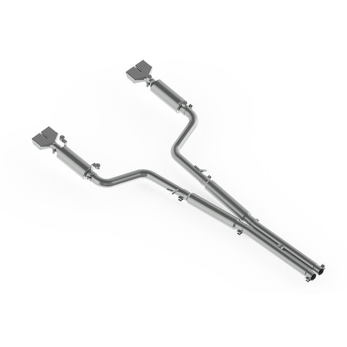 MBRP S7104409 Cat Back Exhaust System Dual Split Rear T409 Stainless Steel For 09-14 Dodge Challenger RT 5.7L Hemi MBRP - Truck Part Superstore
