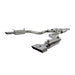 MBRP S7110304 Cat Back Exhaust System Dual Split Rear T304 Stainless Steel Street Version For 08-14 Dodge Challenger SRT8, 6.1L Hemi MBRP - Truck Part Superstore