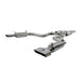 MBRP S7110304 Cat Back Exhaust System Dual Split Rear T304 Stainless Steel Street Version For 08-14 Dodge Challenger SRT8, 6.1L Hemi MBRP - Truck Part Superstore