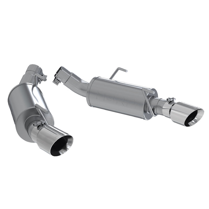 MBRP S7200AL Dual Mufflers Axle Back Split Rear For 05-10 Ford Mustang GT 4.6L MBRP - Truck Part Superstore