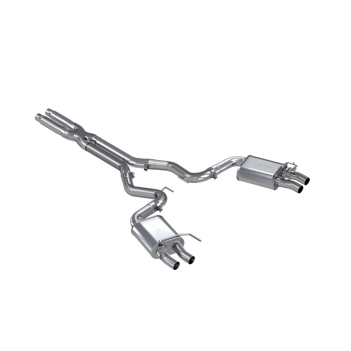 MBRP S7201304 Mustang 3 Inch Cat Back Exhaust System Dual Quad Split Rear Exit For 16-20 Ford GT350/GT350R Pro Series MBRP - Truck Part Superstore