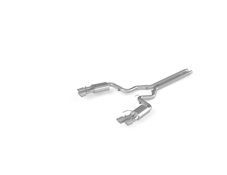 MBRP S7205304 3 Inch Cat Back Exhaust System For 18-22 Ford Mustang GT 5.0L With Quad 4 Inch Dual Wall Tips Street Version T304 Stainless Steel MBRP - Truck Part Superstore