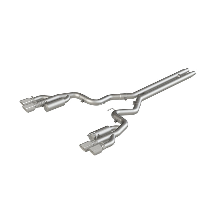 MBRP S7207304 3 Inch Cat Back Exhaust System For 18-22 Ford Mustang GT 5.0L With Quad 4 Inch Dual Wall Tips Race Version T304 Stainless Steel MBRP - Truck Part Superstore