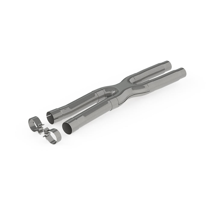 MBRP S7213409 Ford Mustang 5.0L MBRP 2.5 Inch Exhaust Resonator Bypass X-Pipe XP Series For 15-22 Ford Mustang GT 5.0L MBRP - Truck Part Superstore
