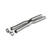 MBRP S7213AL Ford Mustang 5.0L MBRP 2.5 Inch Exhaust Resonator Bypass X-Pipe Aluminized Steel Series For 15-22 Ford Mustang GT 5.0L MBRP - Truck Part Superstore