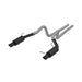 MBRP S7258BLK Cat Back Exhaust System Dual Split Rear Street Version Black For 11-14 Ford Mustang GT 5.0L 11-12 Ford Shelby GT500 MBRP - Truck Part Superstore