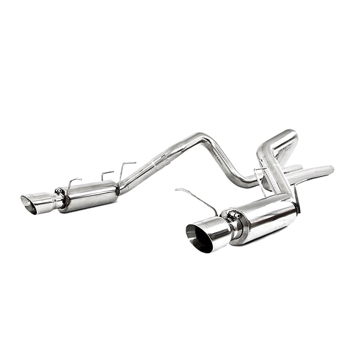 MBRP S7260304 3 Inch Cat Back Exhaust System For 11-12 Ford Shelby GT500 Dual Split Rear Race Version 4.5 Inch Tips T304 Stainless Steel MBRP - Truck Part Superstore