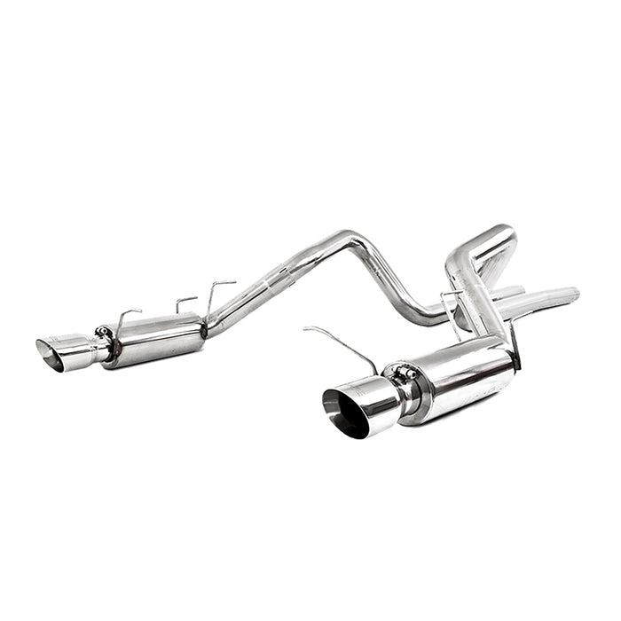 MBRP S7260304 3 Inch Cat Back Exhaust System For 11-12 Ford Shelby GT500 Dual Split Rear Race Version 4.5 Inch Tips T304 Stainless Steel MBRP - Truck Part Superstore