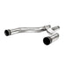 MBRP S7263409 3 Inch H-Pipe Retains Factory Cats For 11-14 Ford Mustang GT 5.0L T409 Stainless Steel MBRP - Truck Part Superstore