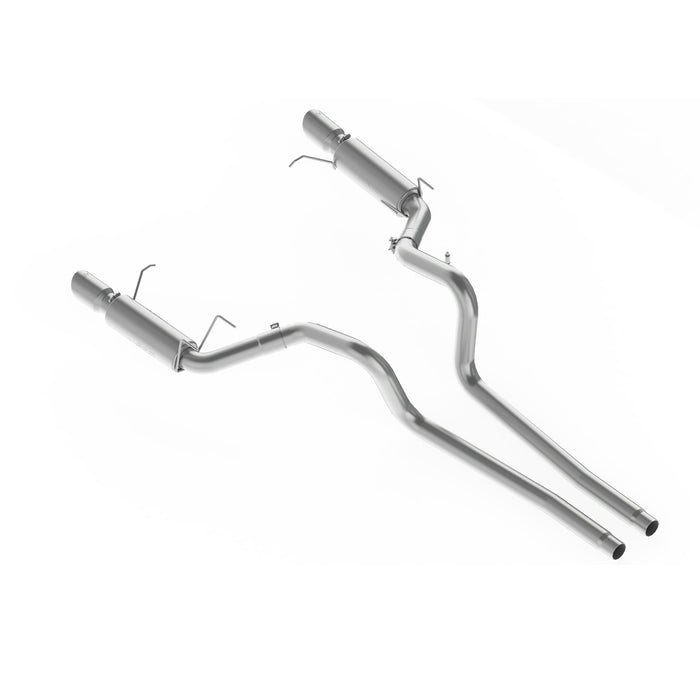 MBRP S7264409 Cat Back Exhaust System Dual Split Rear Race Version T409 Stainless Steel For 11-14 Ford Mustang GT 5.0L 11-12 Ford Shelby GT500 MBRP - Truck Part Superstore