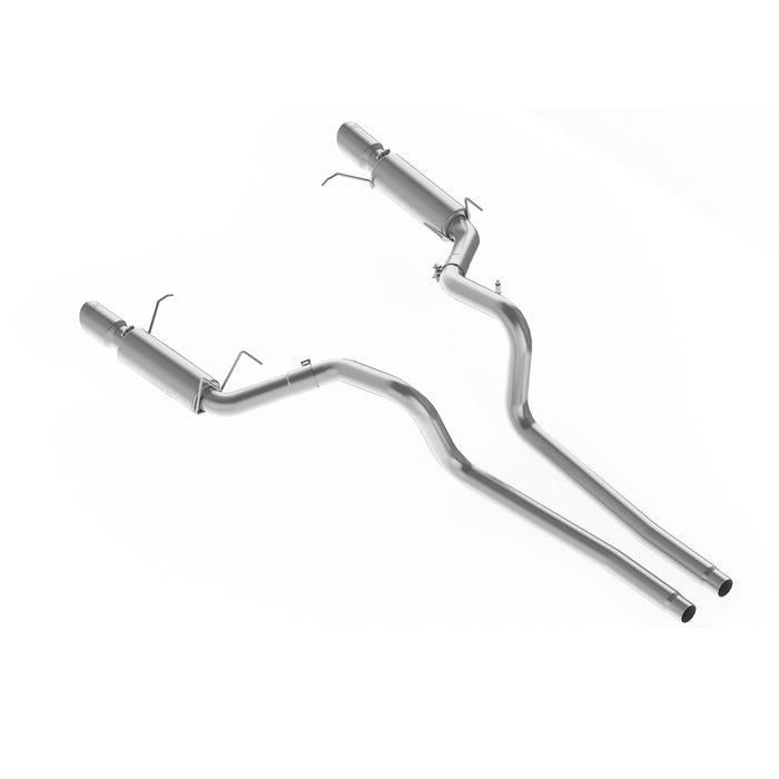 MBRP S7264409 Cat Back Exhaust System Dual Split Rear Race Version T409 Stainless Steel For 11-14 Ford Mustang GT 5.0L 11-12 Ford Shelby GT500 MBRP - Truck Part Superstore