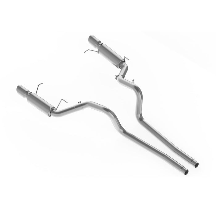 MBRP S7264AL Cat Back Exhaust System Dual Split Rear Race Version Aluminized Steel For 11-14 Ford Mustang GT 5.0L 11-12 Ford Shelby GT500 MBRP - Truck Part Superstore