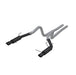 MBRP S7264BLK Cat Back Exhaust System Dual Split Rear Race Version Black For 11-14 Ford Mustang GT 5.0L 11-12 Ford Shelby GT500 MBRP - Truck Part Superstore