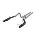 MBRP S7264BLK Cat Back Exhaust System Dual Split Rear Race Version Black For 11-14 Ford Mustang GT 5.0L 11-12 Ford Shelby GT500 MBRP - Truck Part Superstore