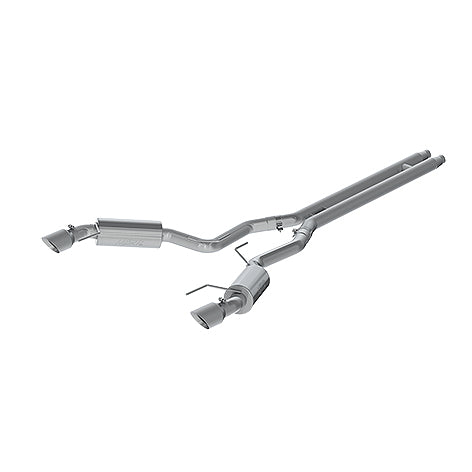 MBRP S7277409 3 Inch Cat Back Exhaust System For 15-17 Ford Mustang GT 5.0 Coupe Dual Split Rear Street Version 4.5 Inch Tips T409 Stainless Steel MBRP - Truck Part Superstore
