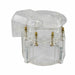 SpeedFx 3043CL HEI Super Cap Bolt Down HEI Style Posts Clear - Truck Part Superstore