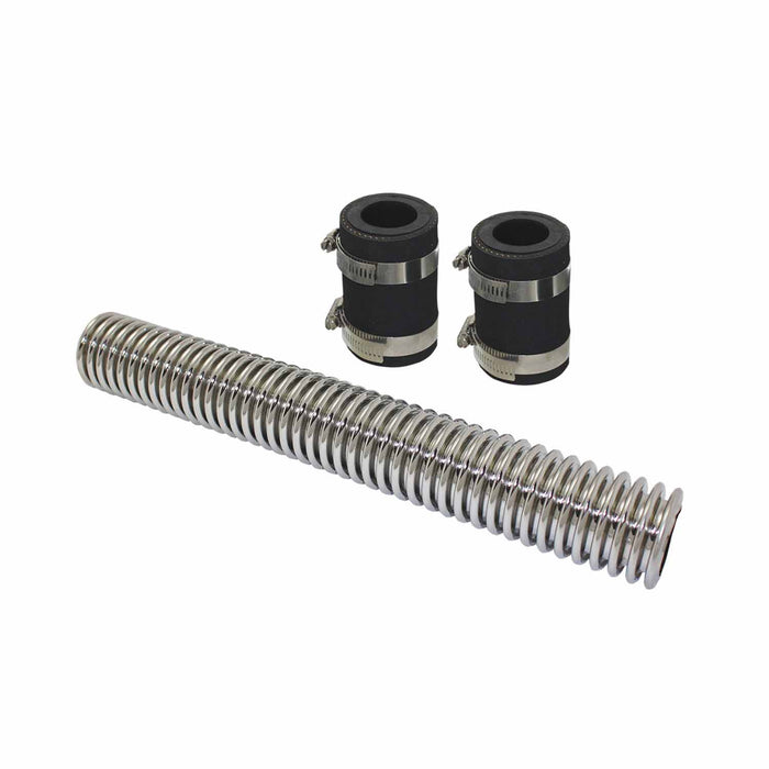 SpeedFx 6351 Stainless Steel 1-5/8 In Dia 12 In Length Includes One Stainless Steel Hose/ Two - Truck Part Superstore