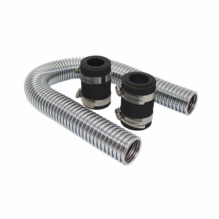 SpeedFx 6354 Stainless Steel 1-5/8 In Dia 24 In Length Includes One Stainless Steel Hose/ Two - Truck Part Superstore