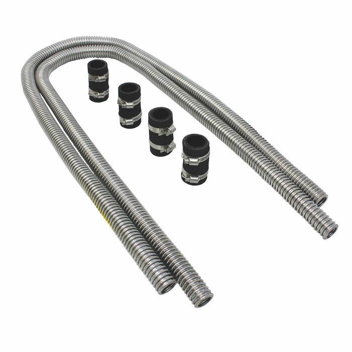 SpeedFx 6363 3/4 In Dia 44 In Length Stainless Steel Includes Two Stainless Steel Hoses/ Four - Truck Part Superstore