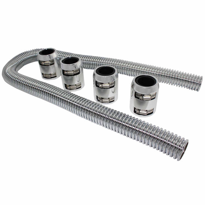 SpeedFx 7354 Pol Stainless Steel 1-5/8 In Dia 48 In Length Includes One Stainless Steel Hose/ - Truck Part Superstore