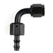 SpeedFx 521090BK Full Swivel; Push On; -10AN; 90 Degree; Anodized; Black; Aluminum; Single - Truck Part Superstore