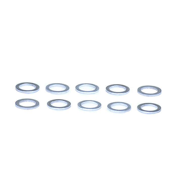 SpeedFx 5461099 Round Hole; 3/8 Inch Inside Diameter; Natural; Silver; Aluminum; Set Of 10 - Truck Part Superstore