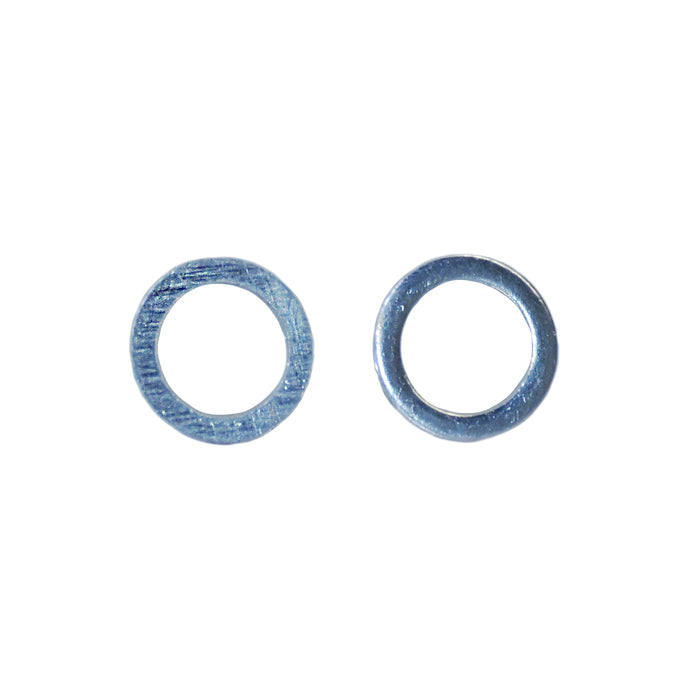 SpeedFx 5461099 Round Hole; 3/8 Inch Inside Diameter; Natural; Silver; Aluminum; Set Of 10 - Truck Part Superstore