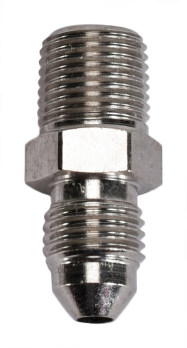 SpeedFx 560316E Straight; -3AN x 1/8 NPTF; Electro+ Nickel Plated Aluminum; Single - Truck Part Superstore