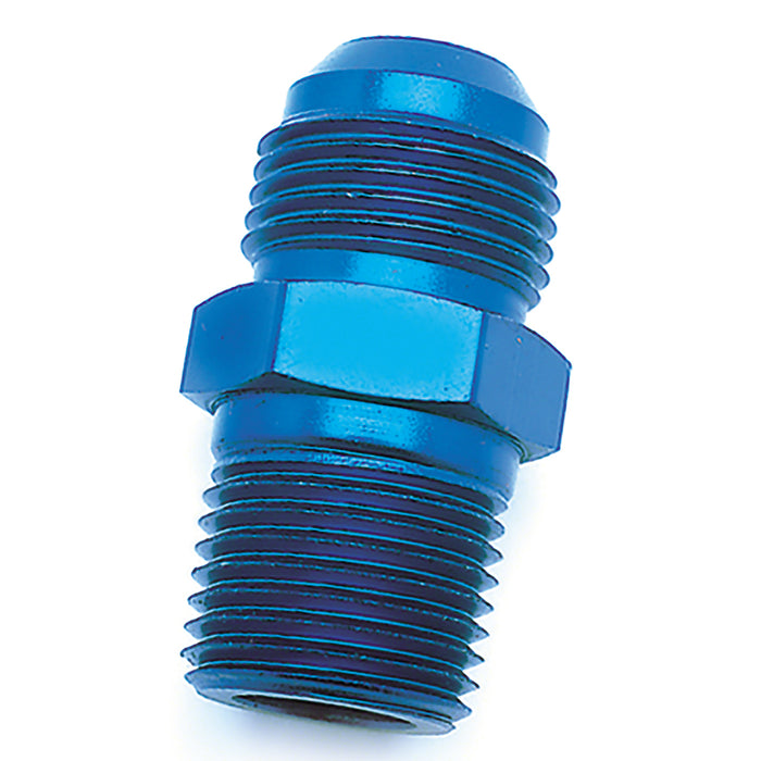 SpeedFx 560416 Straight; -4AN x 1/8 NPTF; Blue; Anodized Aluminum; Single - Truck Part Superstore
