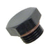 SpeedFx 560414BK Pipe Plug Fitting; -4AN; Anodized; Black; Aluminum; Single - Truck Part Superstore