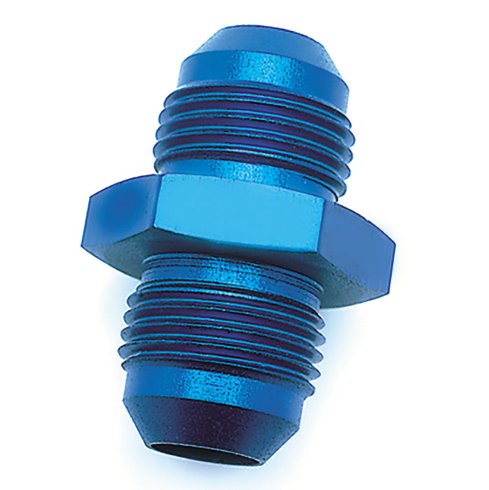 SpeedFx 560615 -6AN Flare Union; Anodized Aluminum; Blue; Single - Truck Part Superstore