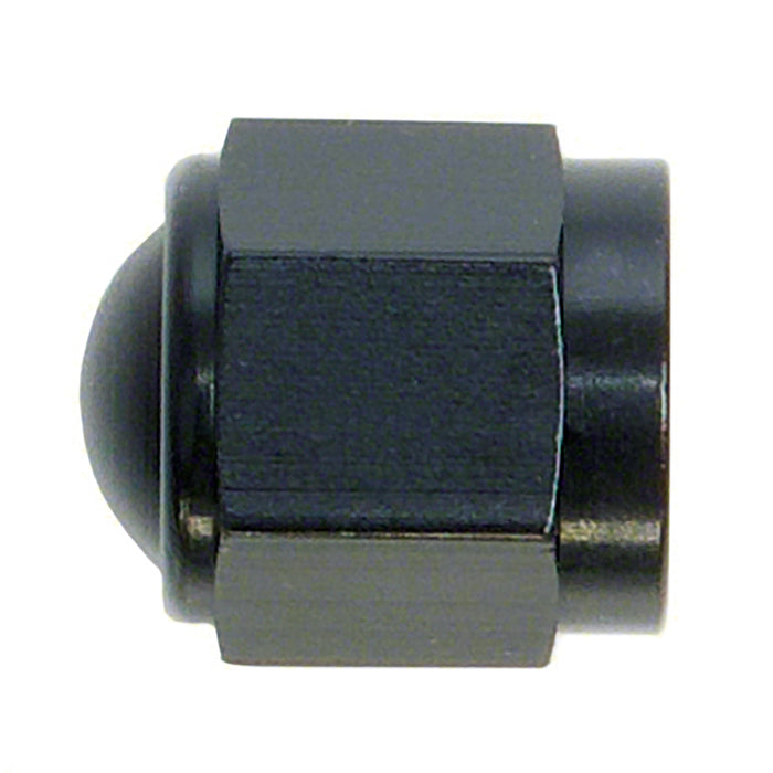 SpeedFx 561029BK Flare Cap; -10AN; Anodized; Black; Aluminum; Single - Truck Part Superstore