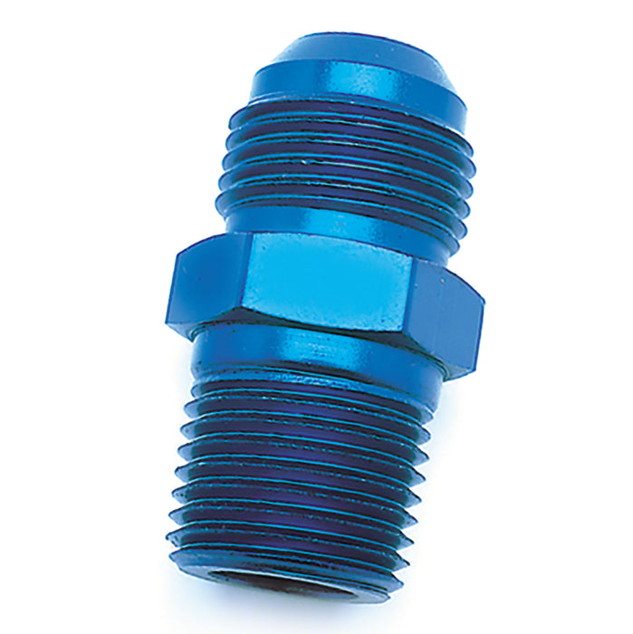 SpeedFx 560686BK Straight; -6AN x 3/8 NPTF; Black; Anodized Aluminum; Single - Truck Part Superstore