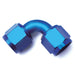 SpeedFx 560690 -6AN x 90 Degree Full Swivel; Anodized Aluminum; Blue; Single - Truck Part Superstore