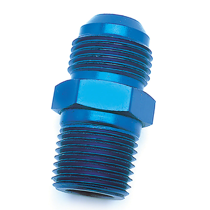 SpeedFx 560696BK Straight; -6AN x 1/2 NPTF; Black; Anodized Aluminum; Single - Truck Part Superstore