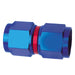 SpeedFx 560800 -8AN Straight Swivel; Anodized Aluminum; Red/Blue; Single - Truck Part Superstore