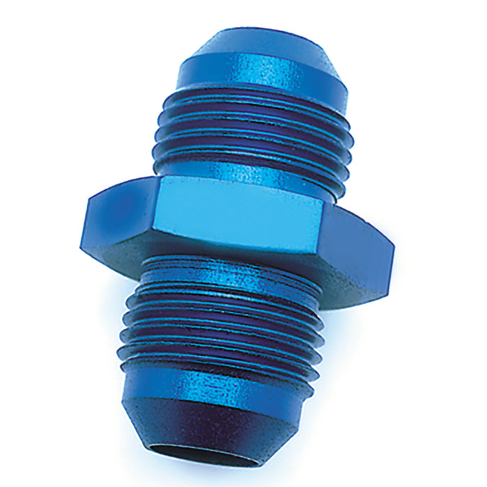 SpeedFx 560815 -8AN Flare Union; Anodized Aluminum; Blue; Single - Truck Part Superstore