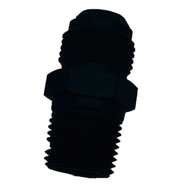 SpeedFx 560886BK Straight; -8AN x 3/8 NPTF; Black; Anodized Aluminum; Single - Truck Part Superstore