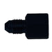 SpeedFx 568620BK -8AN Female to -6AN Male Reducer; Black; Anodized Aluminum; Single - Truck Part Superstore