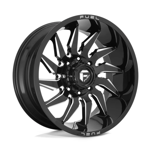 Fuel 1PC D74424208947 D744 24X12 6X135 GL-BLK-MIL -44MM - Truck Part Superstore