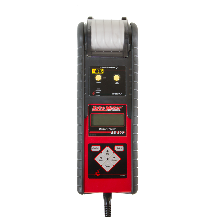 AutoMeter SB-300PR SB-300 Intelligent Handheld Battery Tester Kit W/BOLT PRINTER - Truck Part Superstore