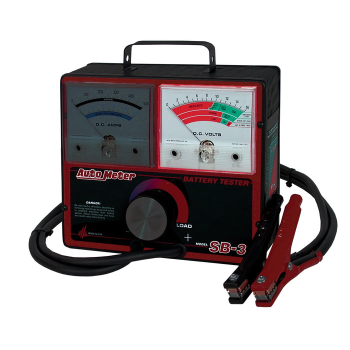 AutoMeter SB-3 SB-3; 500 Amp Variable Load Battery/Electrical System Tester - Truck Part Superstore