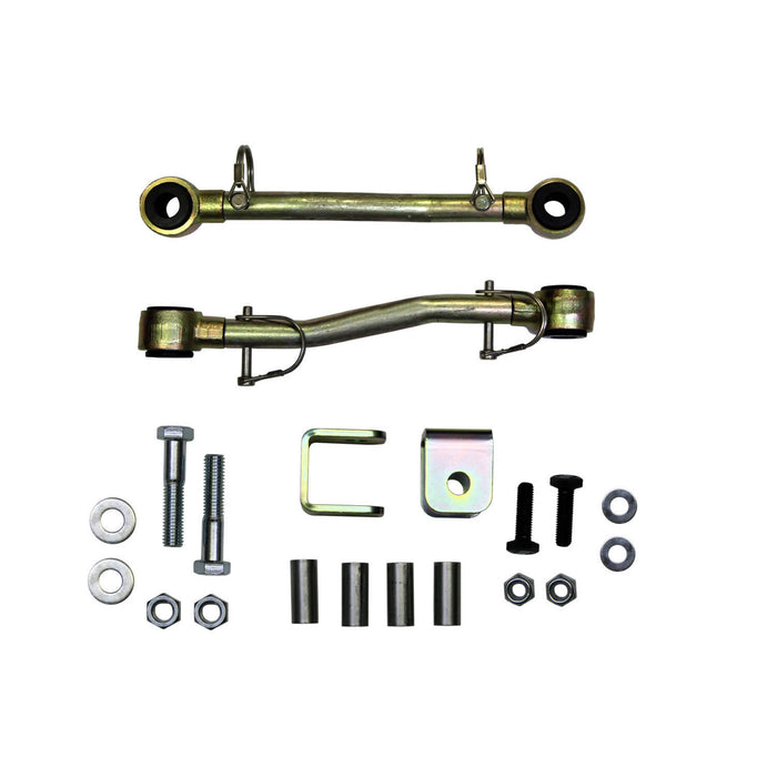 Skyjacker SBE120 Sway Bar Extended End Links Disconnect Front Lift Height 2.5-4 Inch Double Black Rubber Bushings 97-06 Jeep Wrangler 97-06 Jeep TJ Skyjacker - Truck Part Superstore