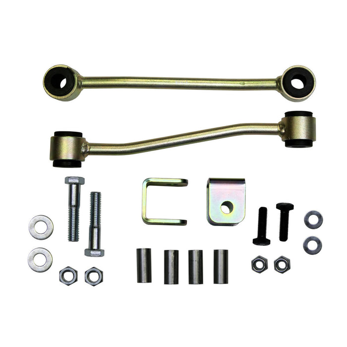 Skyjacker SBE401 Sway Bar Extended End Links Front Lift Height 4 Inch Black Rubber Bushings 97-06 Jeep Wrangler 97-06 Jeep TJ Skyjacker - Truck Part Superstore