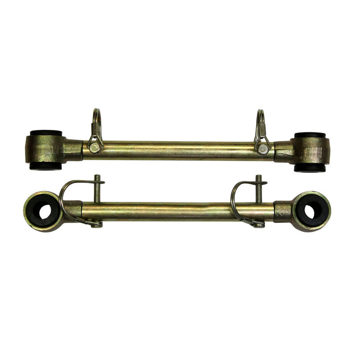 Skyjacker SBE525 Sway Bar Extended End Links Disconnect Front Lift Height 3.5-4 Inch Double Black Rubber Bushings 76-83 Jeep CJ5 76-86 Jeep CJ7 81-85 Jeep Scrambler Skyjacker - Truck Part Superstore