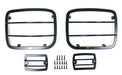 Smittybilt 5659 Euro Head Light Guards 87-95 Wrangler YJ Black 4 Piece Smittybilt - Truck Part Superstore