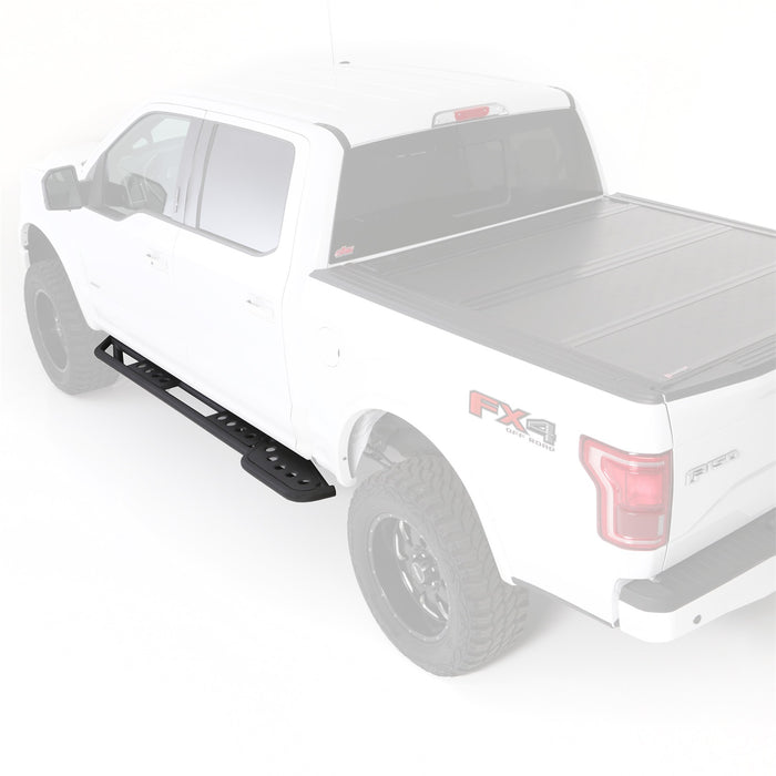 Smittybilt 616833 M1 Slider Wheel To Wheel Step Bar; Matte Black Textured Powdercoat; - Truck Part Superstore