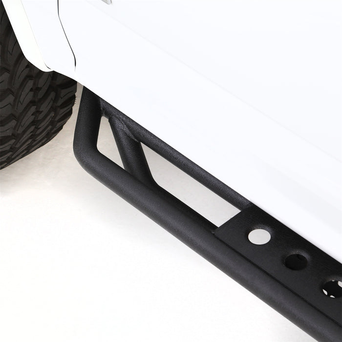 Smittybilt 616833 M1 Slider Wheel To Wheel Step Bar; Matte Black Textured Powdercoat; - Truck Part Superstore