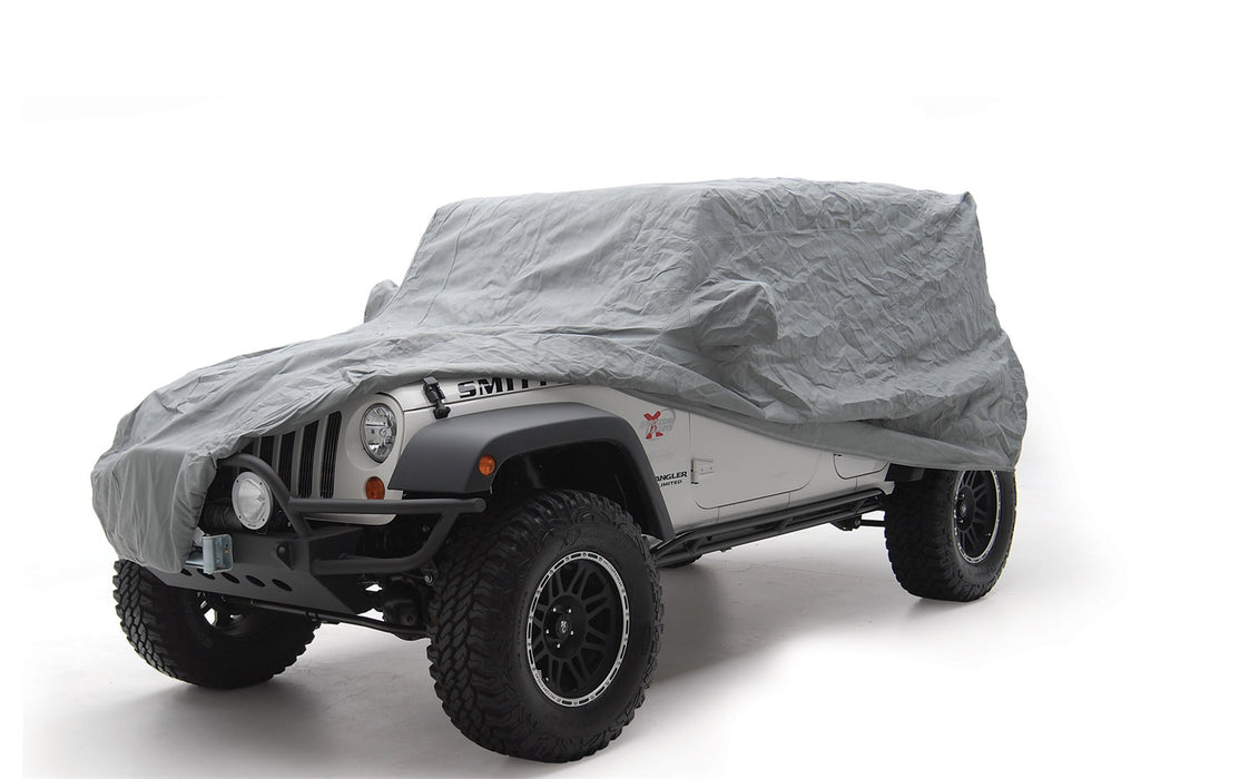 Smittybilt 803 Complete Car Cover 76-06 Jeep Wrangler TJ/YJ/LJ/CJ7 Gray W/Storage Bag Smittybilt - Truck Part Superstore